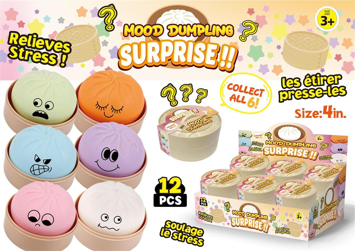 Squishy Dumpling Mystery Surprise Moody Face Series