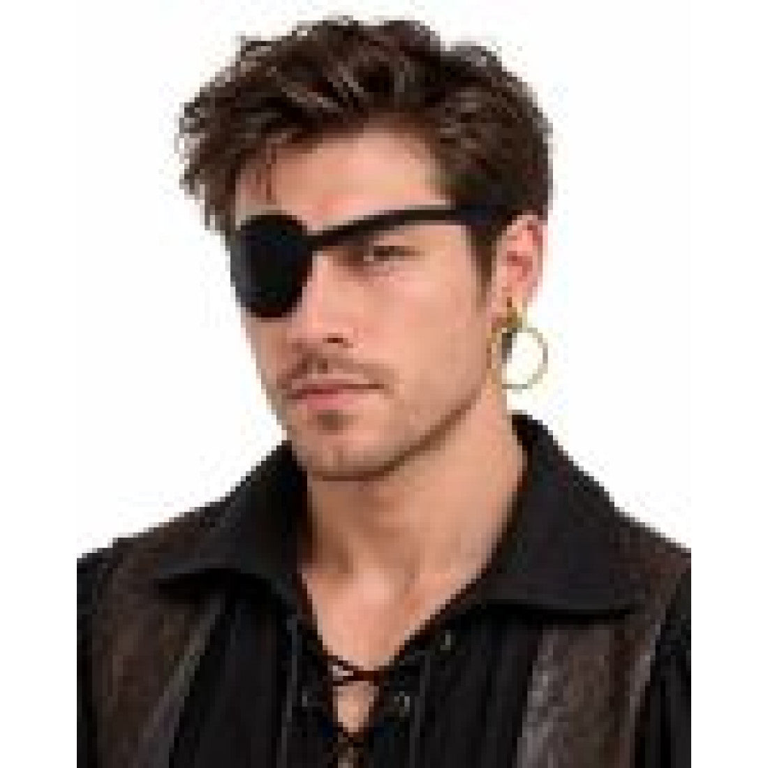 Pirate Eye Patch with Earring