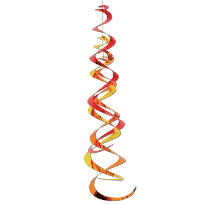 Autumn Foil Triple Whirl, One per Package