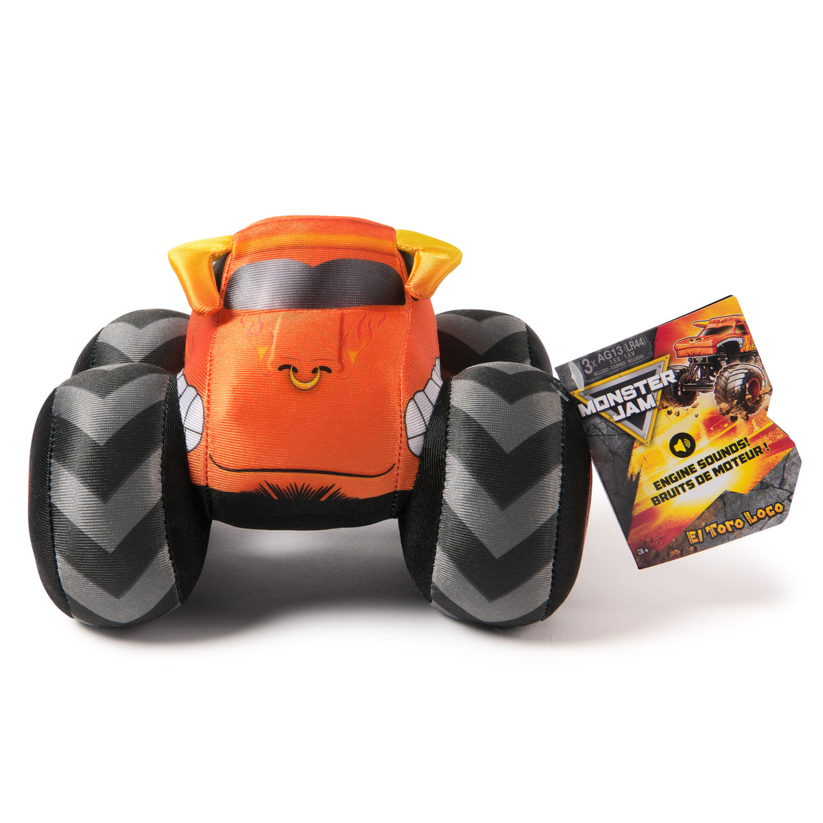 Gund Monster Jam Digatron Monster Truck Plush With Engine Sounds