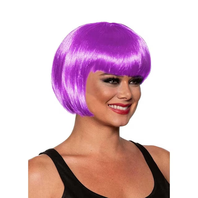 Purple Bob Wig