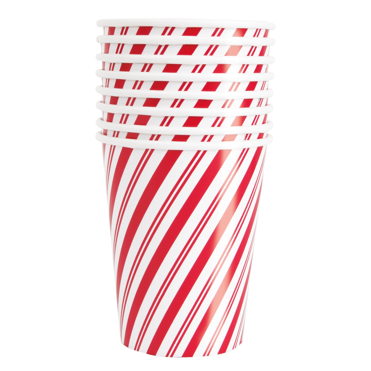 9oz. Cup, Red Striped Snowman