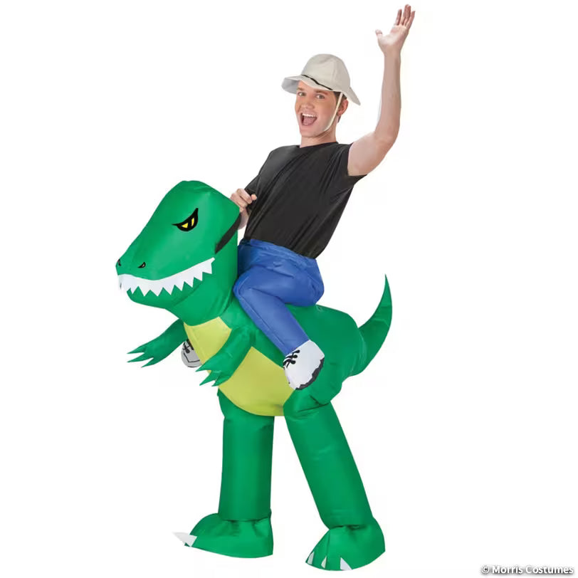 Adult Inflatable Dinosaur Rider Costume