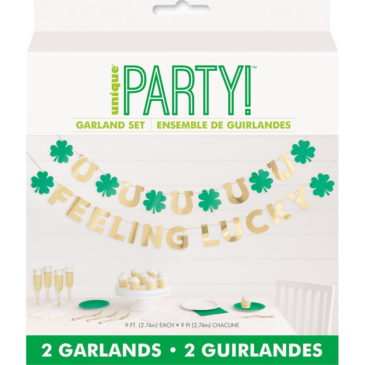 Banner - Feeling Lucky, 2 Count, 9'
