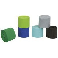 Blue & Green Crepe Paper Streamer Kit