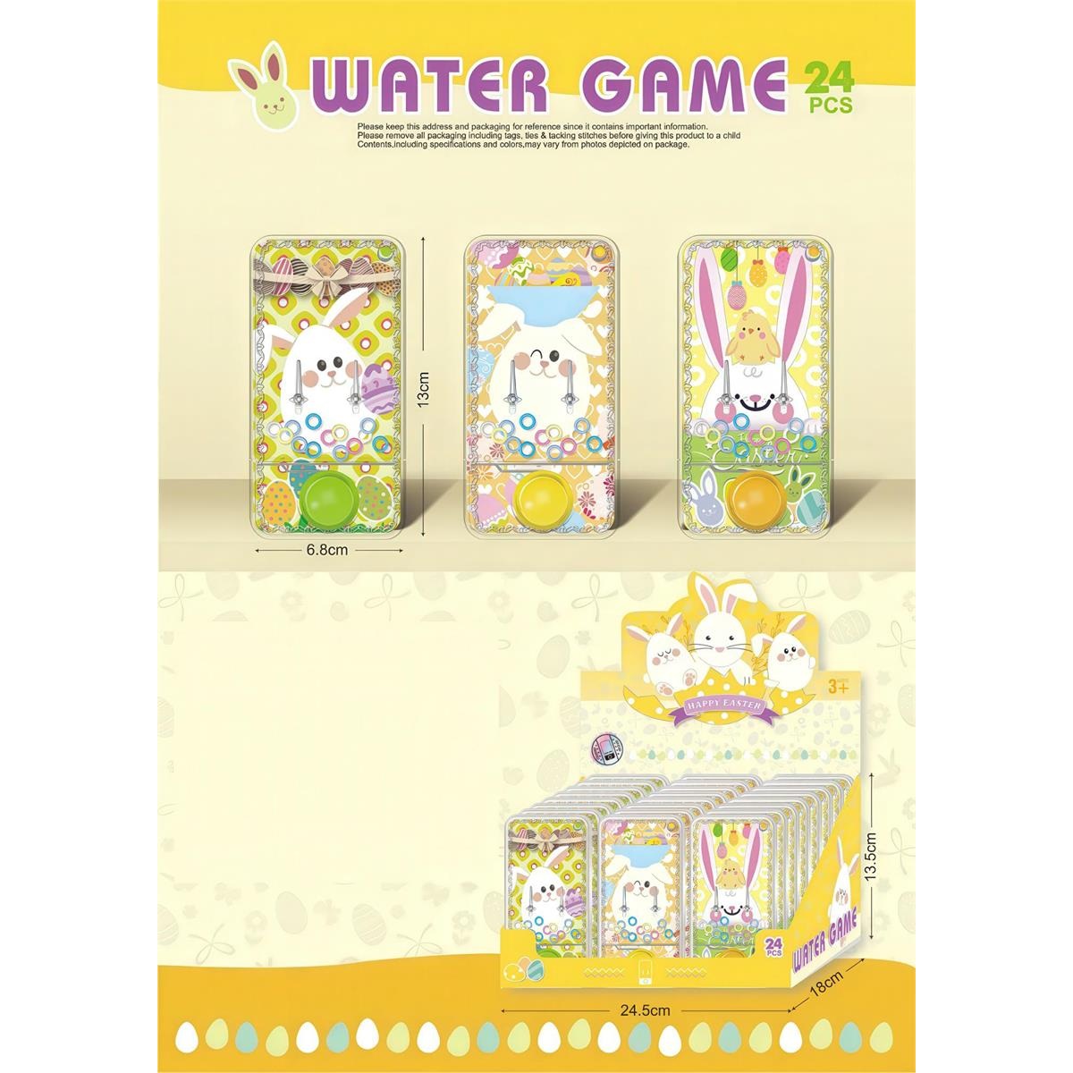Easter Bunny Handheld Water Game
