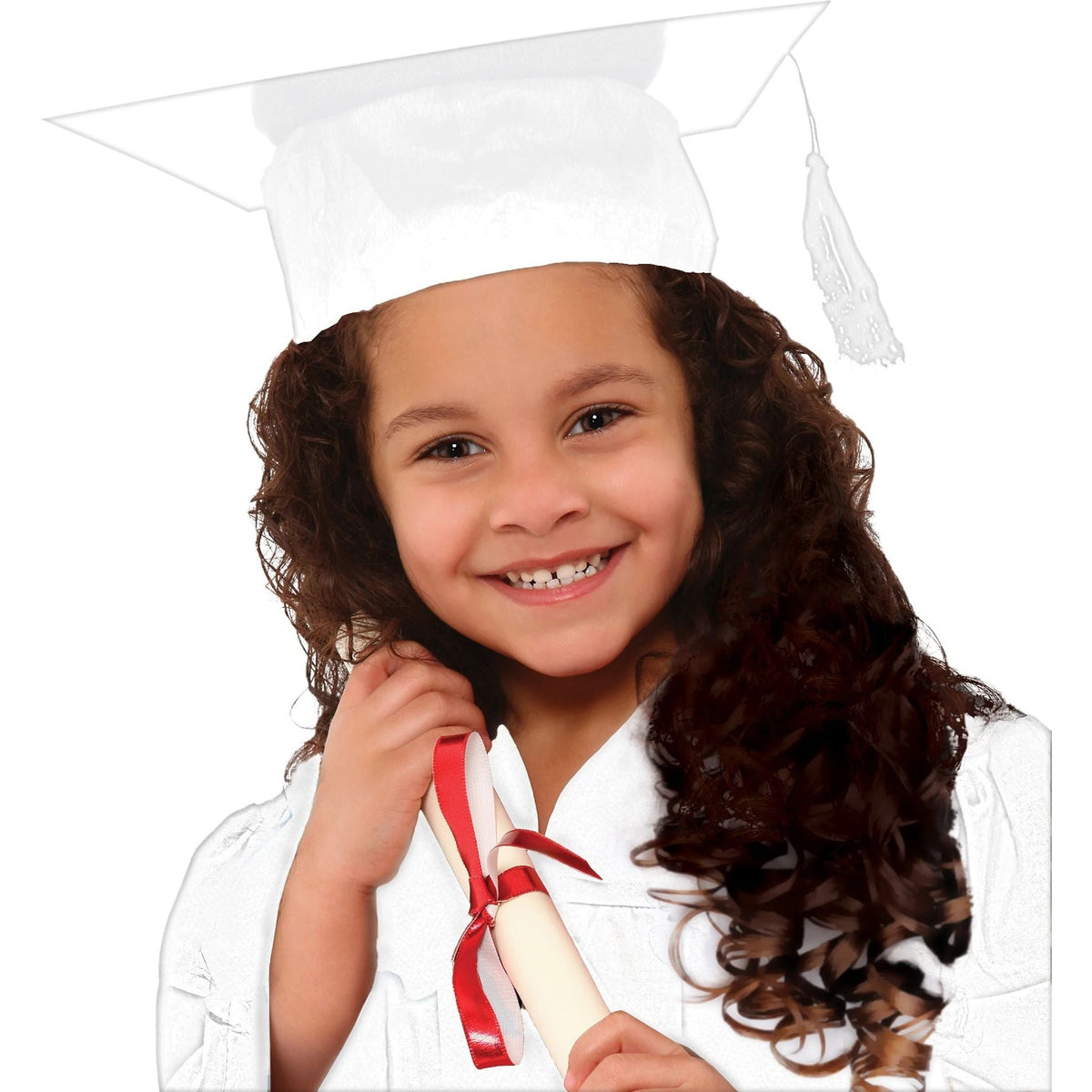 Graduation Cap - White