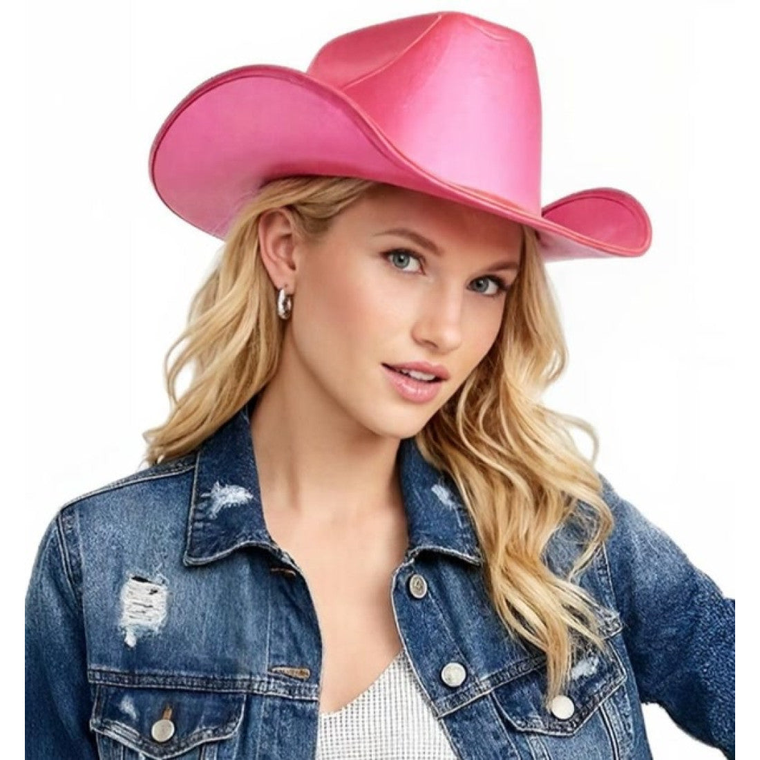 Pink Light-Up Cowboy Hat