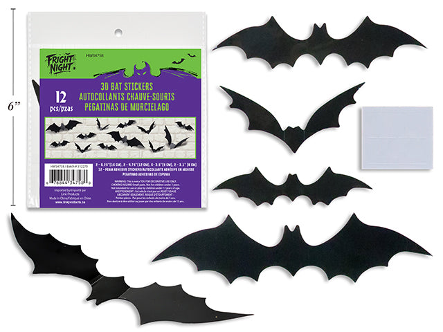 Bat Sticker Wall Decorations, Set of 30