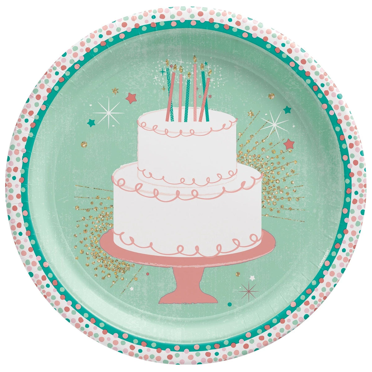 Happy Bright Birthday 10 1/2" Plates