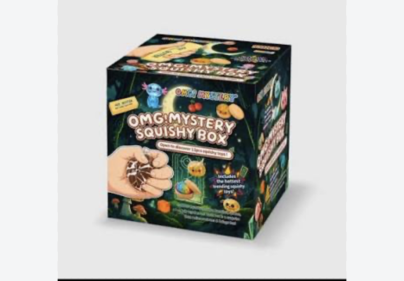 OMG! Mystery Squish Surprise Box, 11 mystery squishes