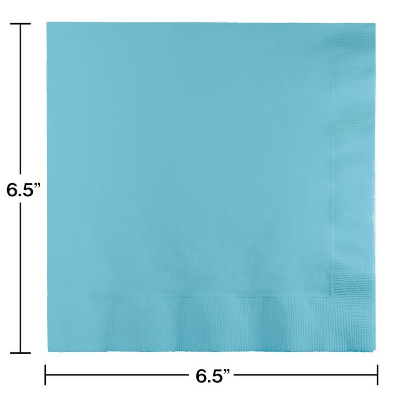 Lunch Napkins 50 Count 2 Piece Pastel Blue