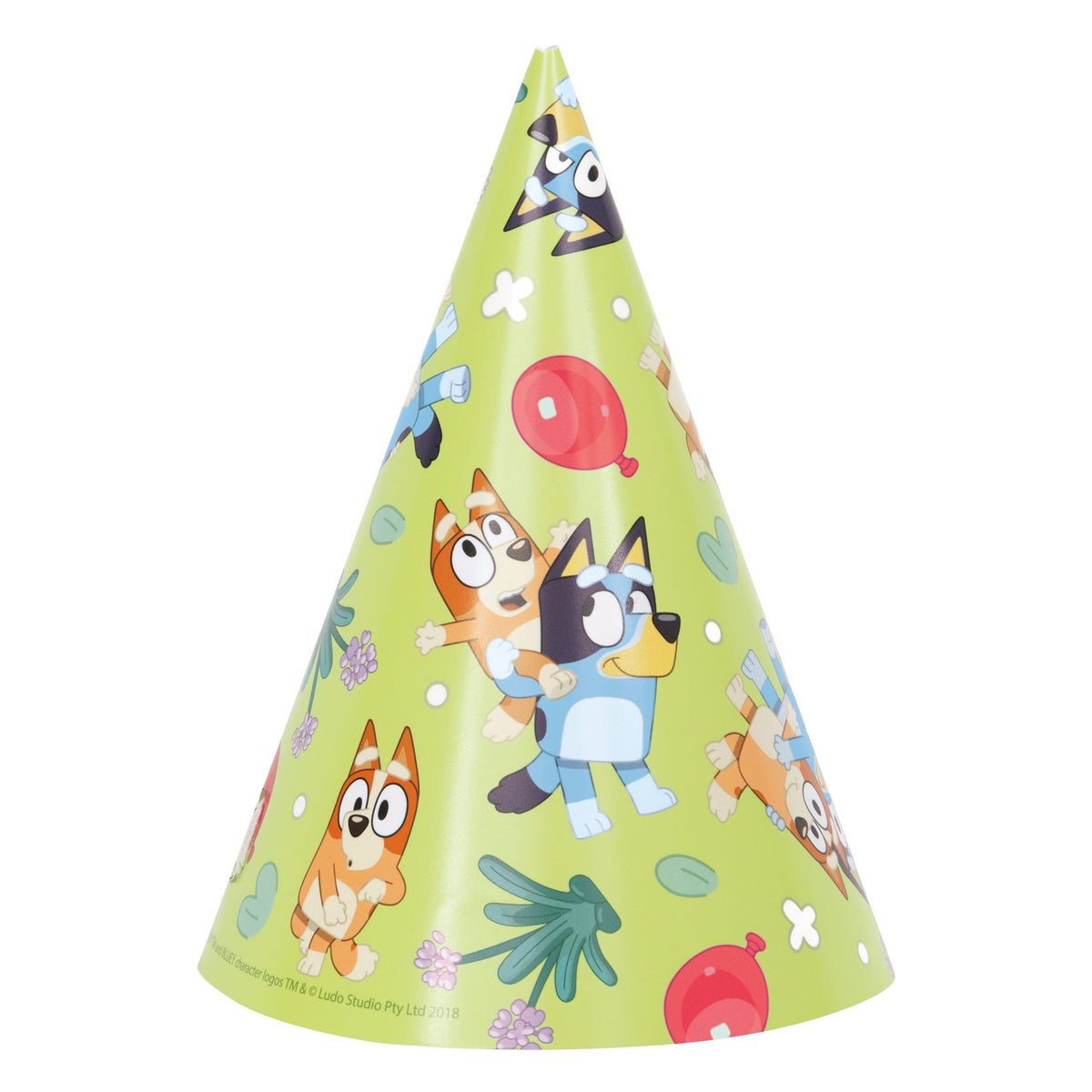 Party Hats - Bluey, 8 Count