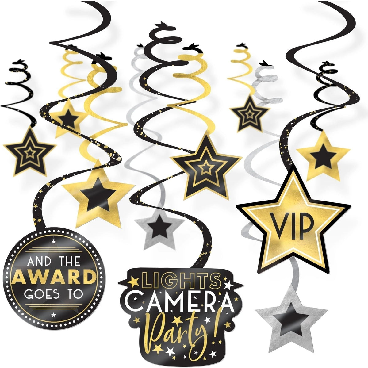 Swirl Decoration - Awards Night, Party Pack