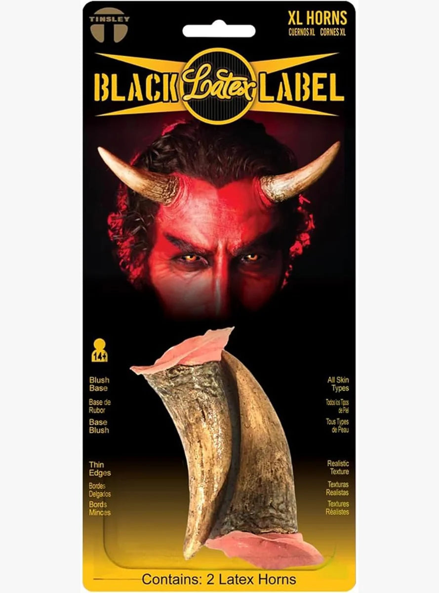 Devil Horn Latex Prosthetic Costume Accessory