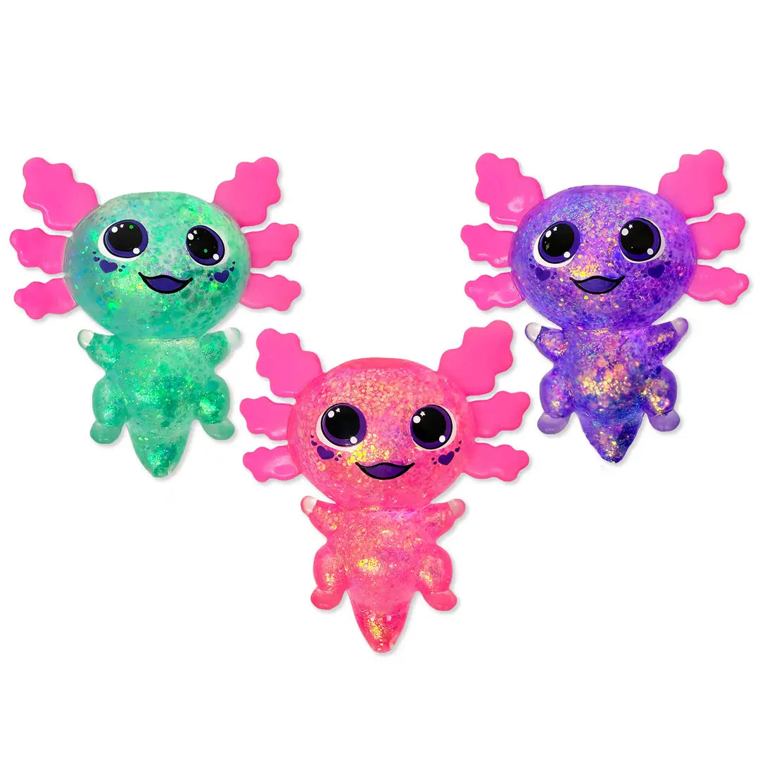 Glitter Squishy Axolotl