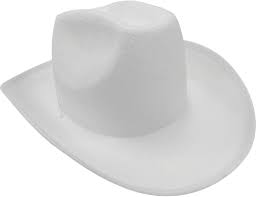 Adult White Rodeo Cowboy Hat