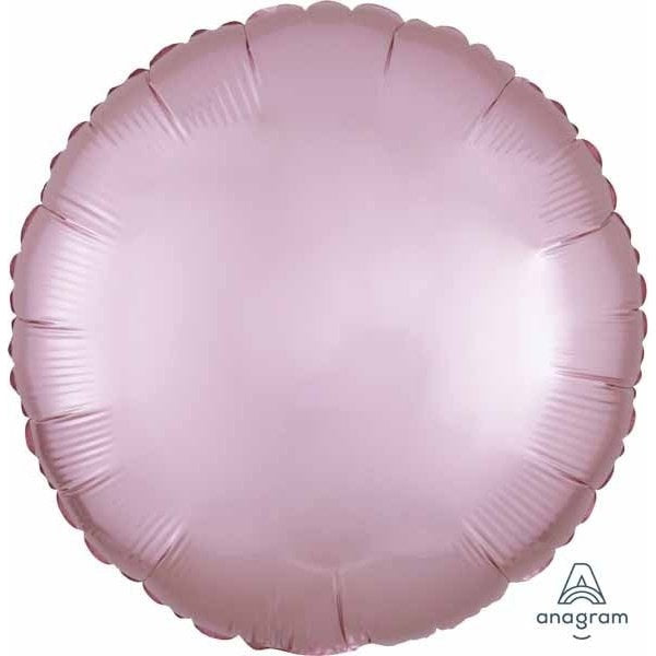 Foil Balloon - 18" Round Satin Pastel Pink