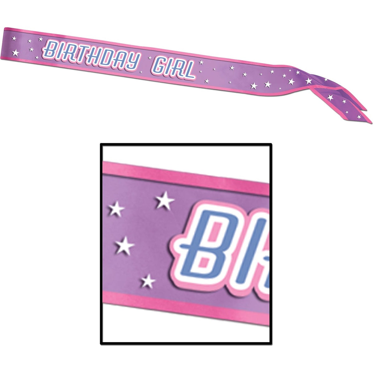 Birthday Girl Satin Sash