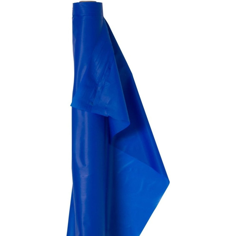 Bright Royal Blue Jumbo Plastic Table Roll, 40" X 250'