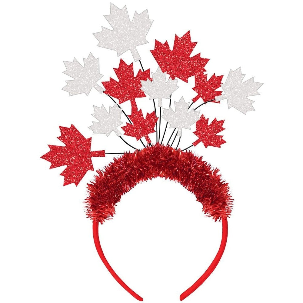 Canada Day Maple Leaf Spray Headband
