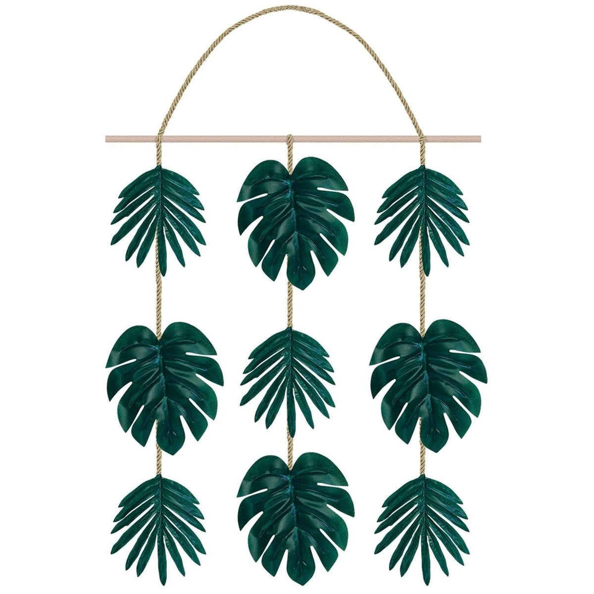 Faux Palm Leaf Hanging Decor
