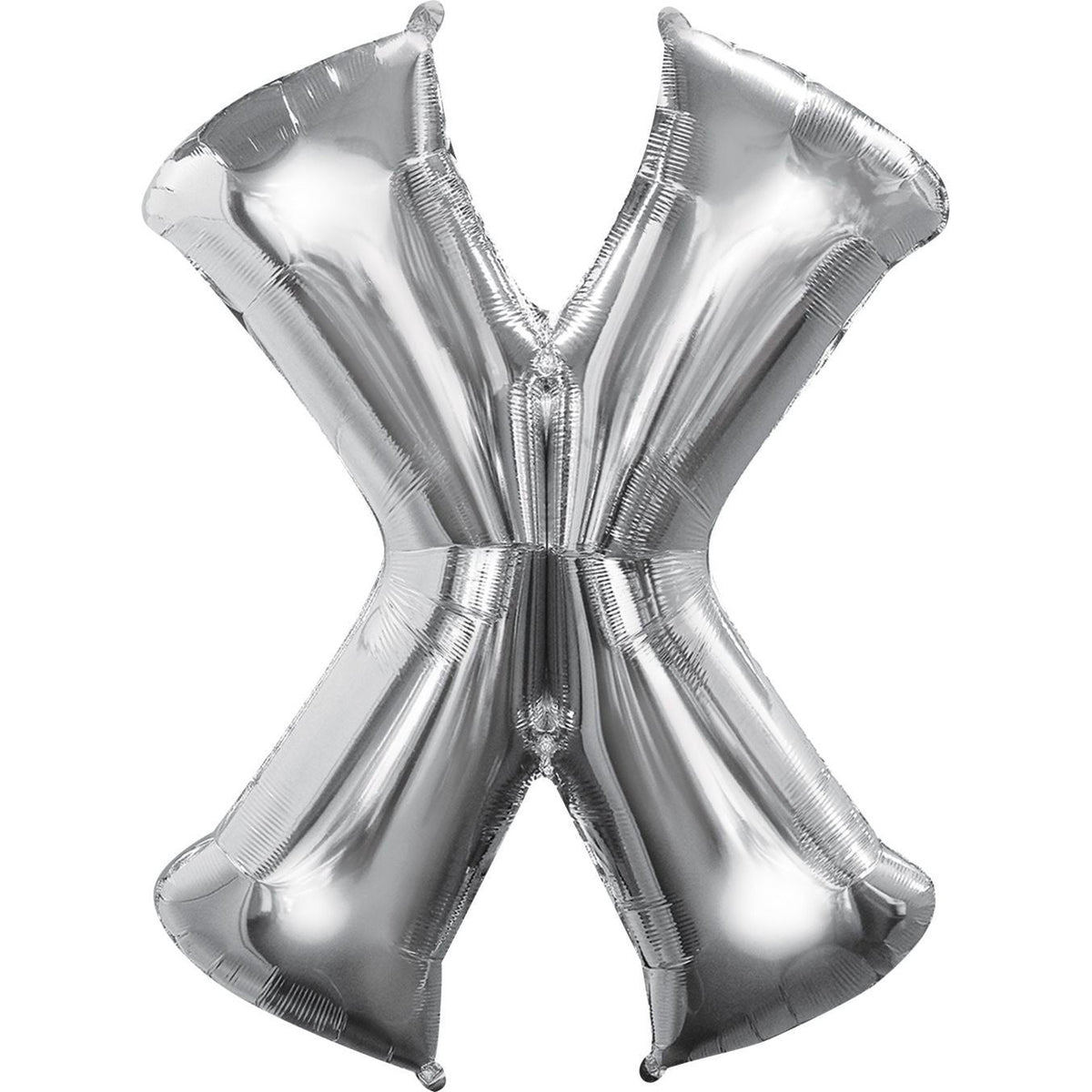 Foil Balloon - Jumbo Silver Letter X
