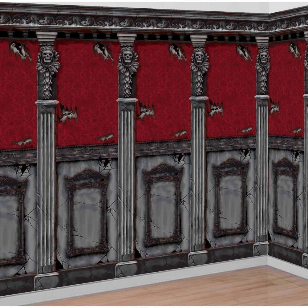 Gothic Mansion 2 Pack Scene Setter Plastic Room Roll