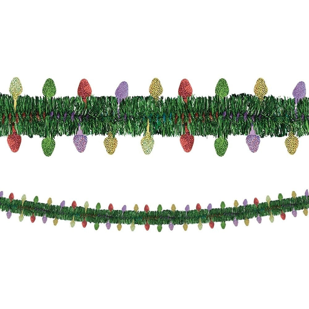 Holiday Tinsel W/ Prismatic Lights
