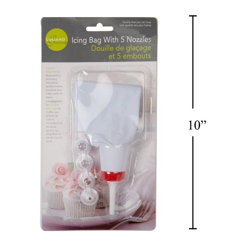 Icing Bag W/Nozzles