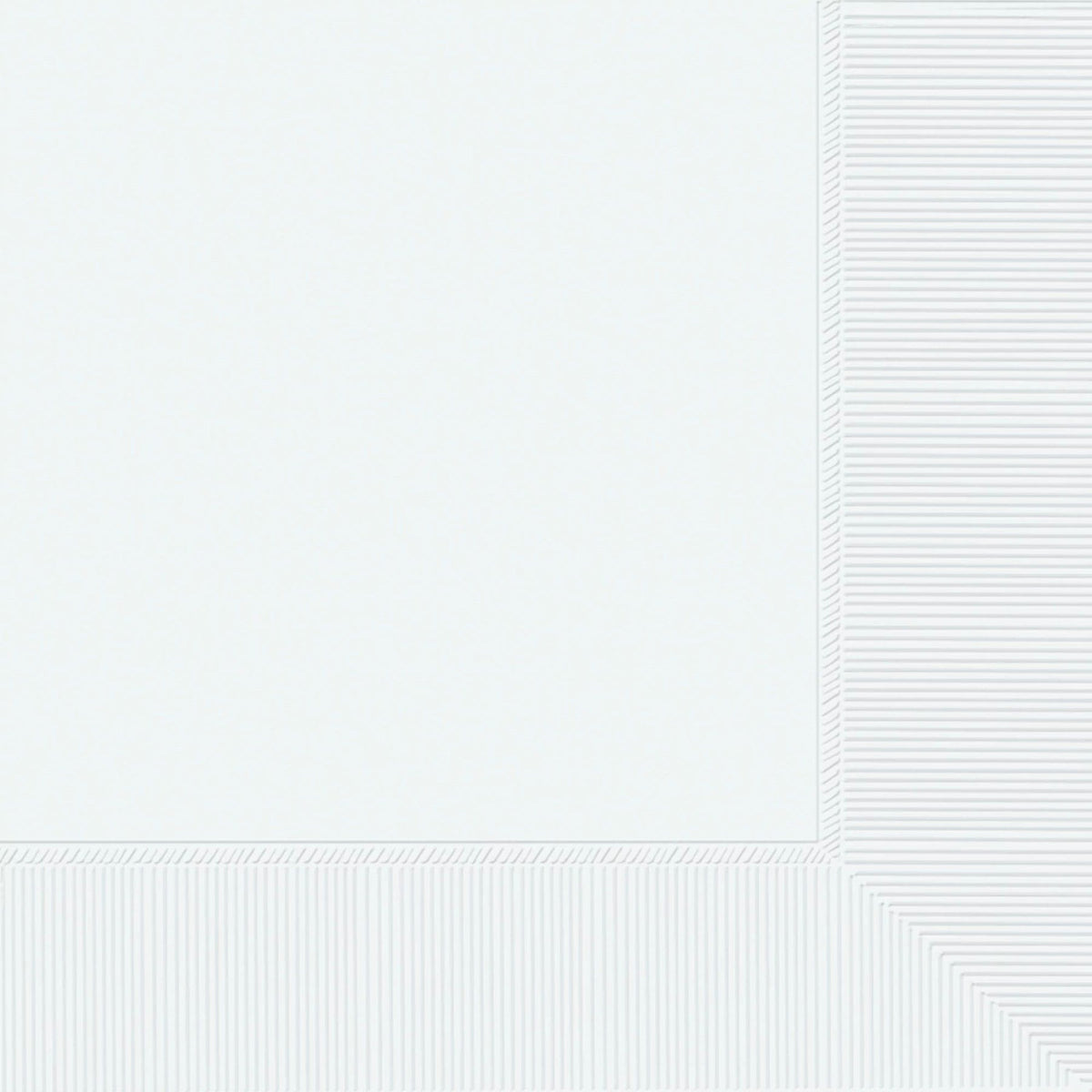 Beverage Napkins, 100 Count. - Frosty White