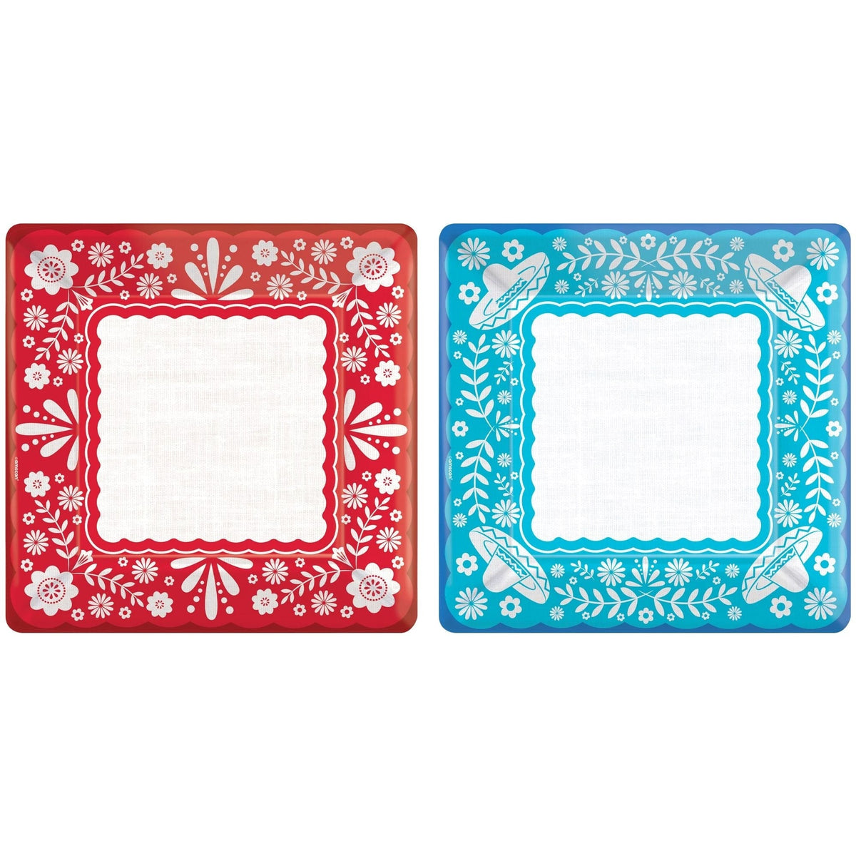 Viva La Party 10" Square Dinner Plates