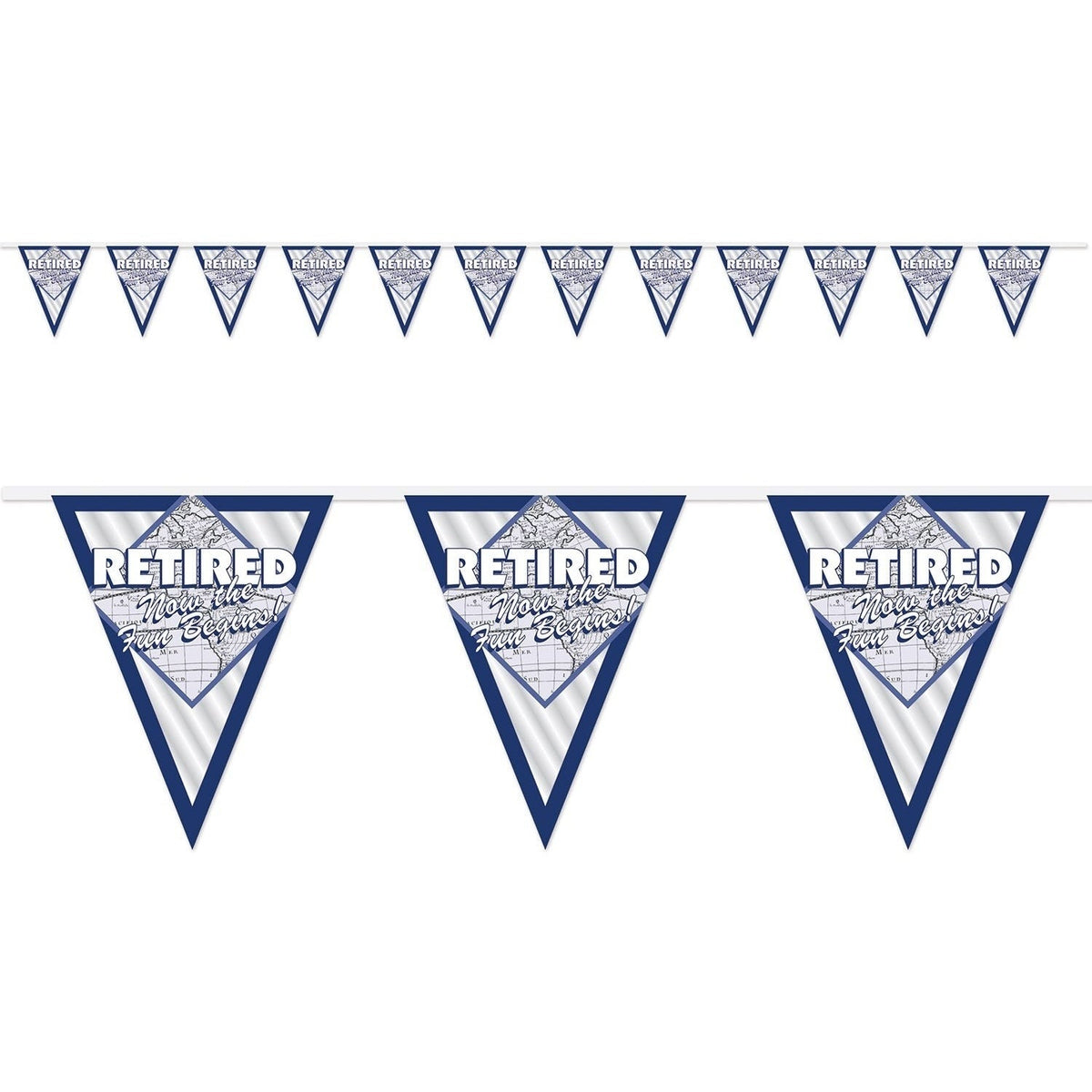Retired Now The Fun Begins! Pennant Bnr
