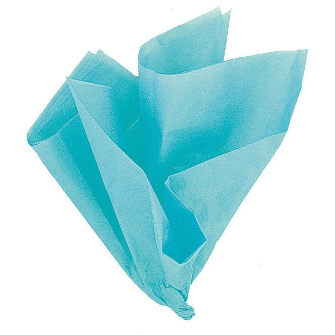 Teal Green Tissue Sheets, 10 Count