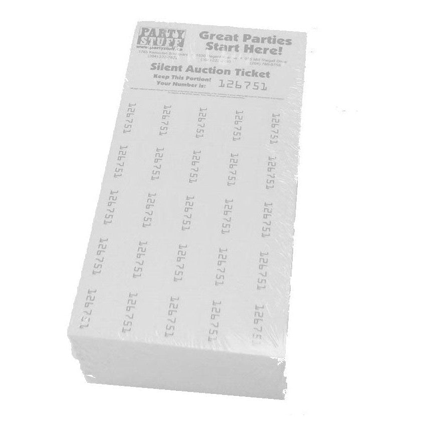 Tickets - White Silent AuCountion, 250/P