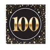 100th Birthday Beverage Napkins