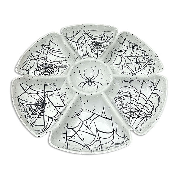 11.8in Halloween Printed Chip and Dip Platter