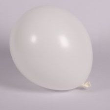 11" Fashion White Latex Balloons, 50 Pieces