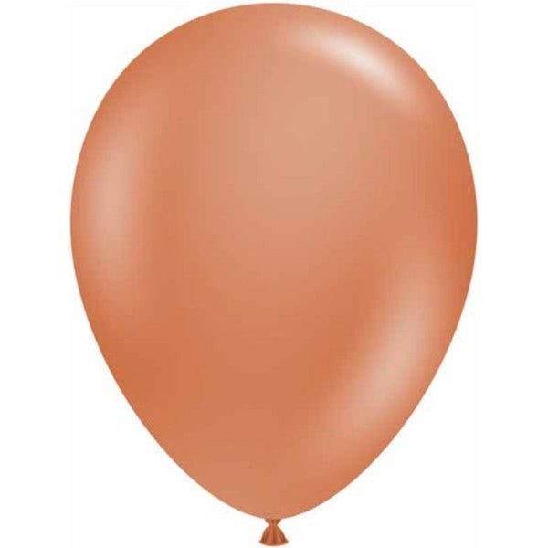 11" Tuftex Balloons 100 Per Package Burnt Orange