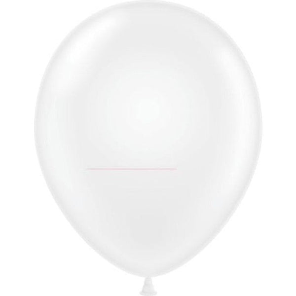 11" Tuftex Balloons 100 Per Package Clear