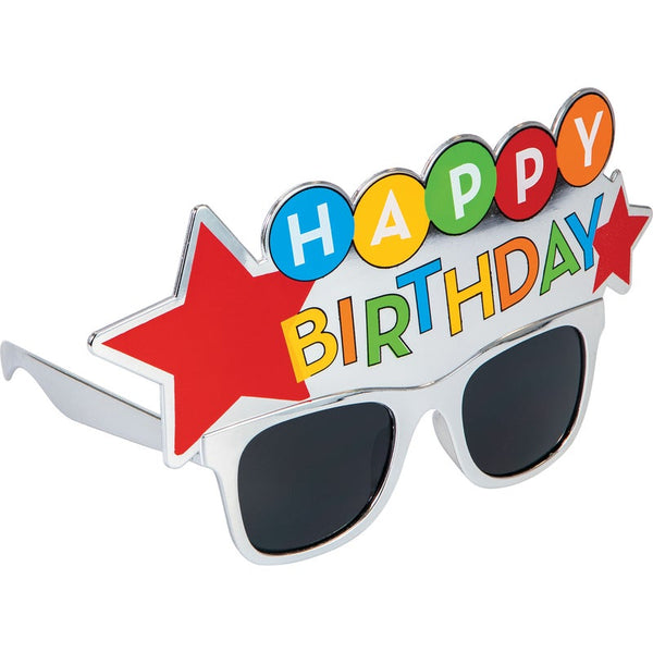 Happy Birthday Star Plastic Novelty Sunglasses