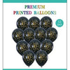 12 Happy 30th Birthday Latex Balloons