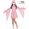 Pastel Pink Child/Tween Glitter Ghost Face® Costume & Mask - XL (14-16)