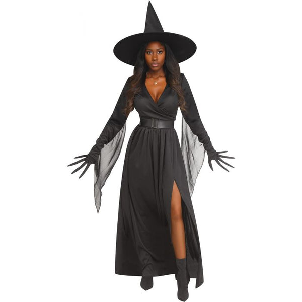 Black Magic Witch Adult Costume - S/M (2-8)