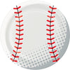 Baseball themed 9" Paper Dinner Plates