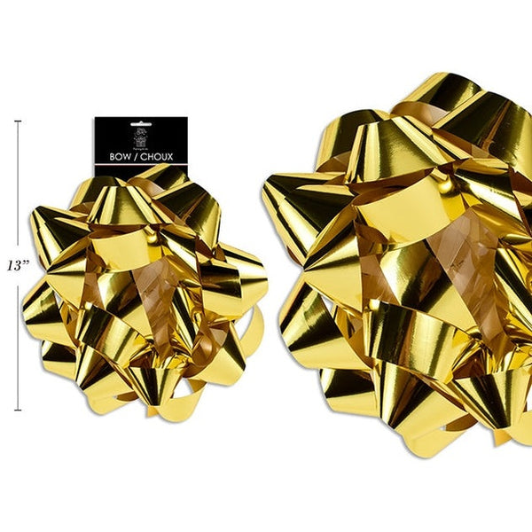 13" Gold Bow