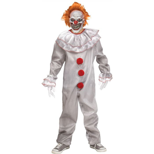 Carnevil Clown Child Halloween Costume, Size Medium 8-10