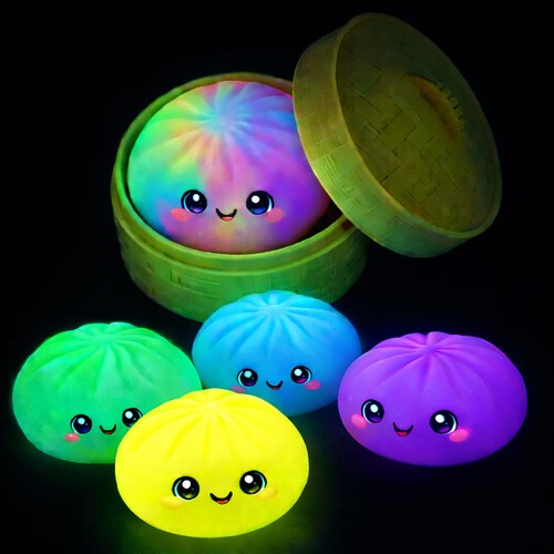 Mystery Squishy Dumpling Shimmering Surprise Glow in the Dark