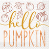 Napkin - Beverage, "Hello Pumpkin"