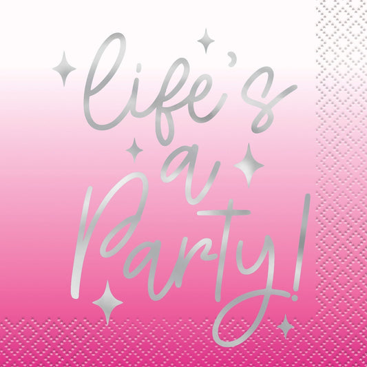 16 Dance Party Beverage Napkins